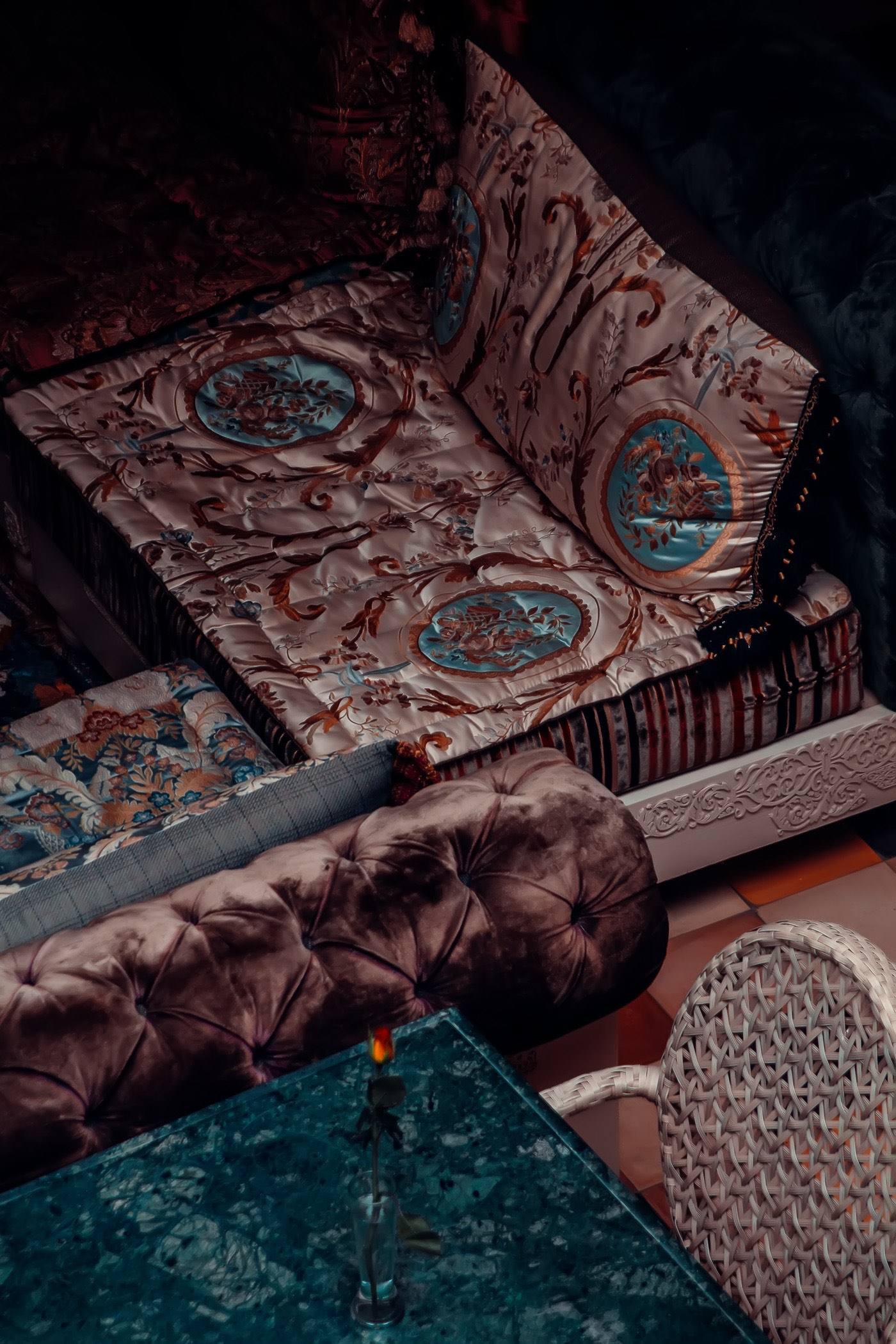 Textiles and shadow