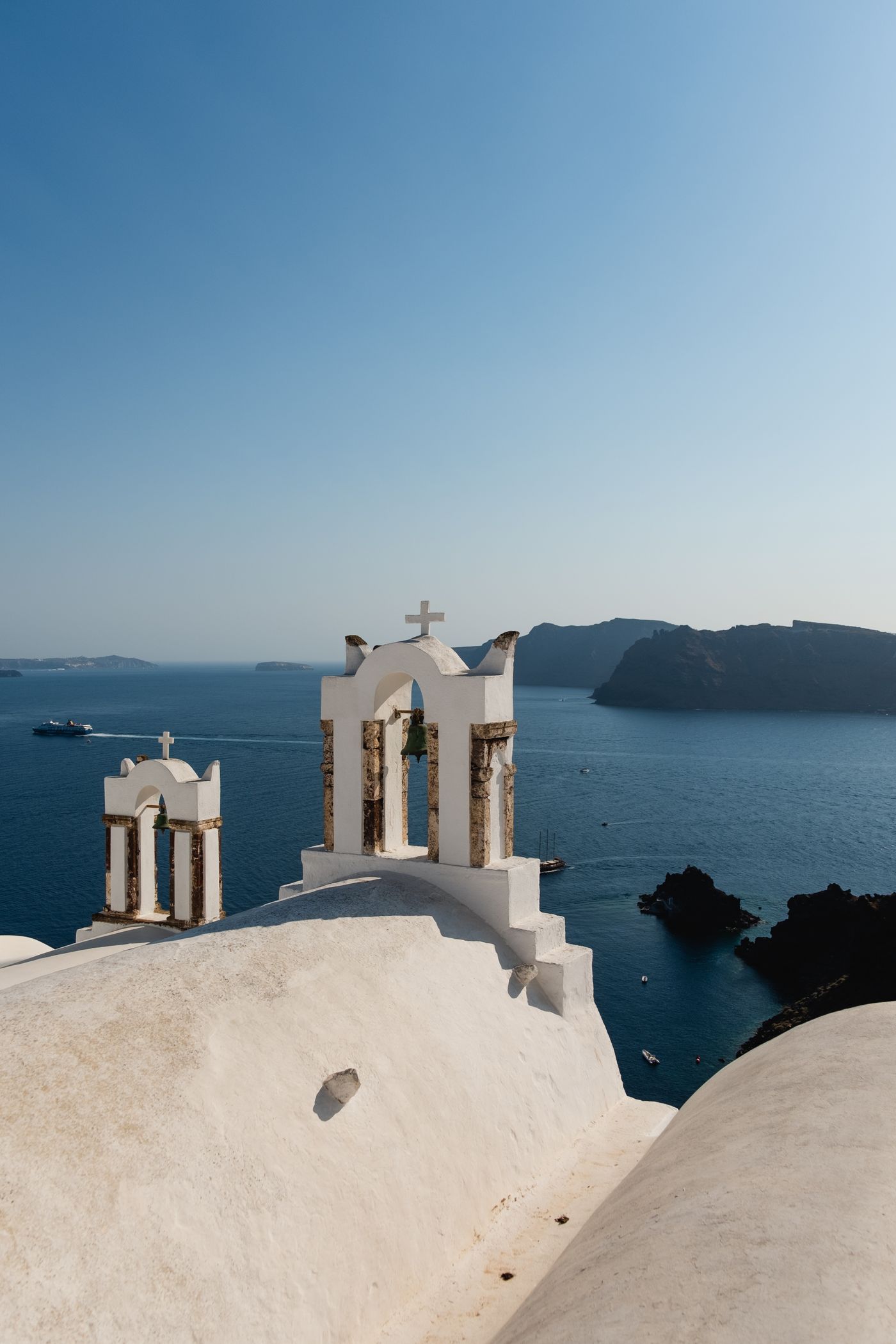 Santorini — Blue domes, Oia